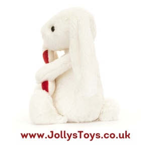 Jellycat Bashful Bunny with Candy Cane